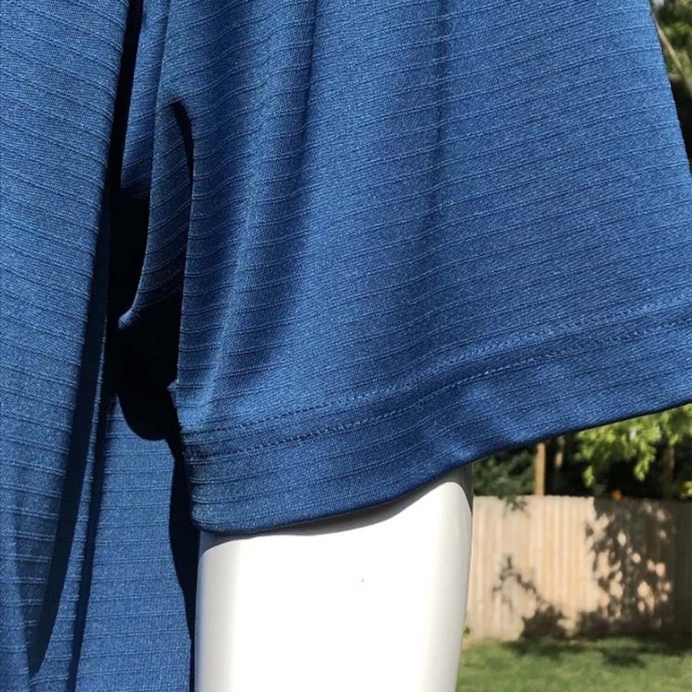 Greg Norman Mens 2XL Golf Polo Shirt Play Dry ML75 Tech Performance Blue - Picture 4 of 9